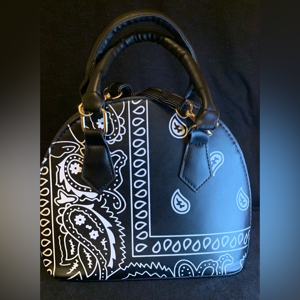 Black Bandanna Purse